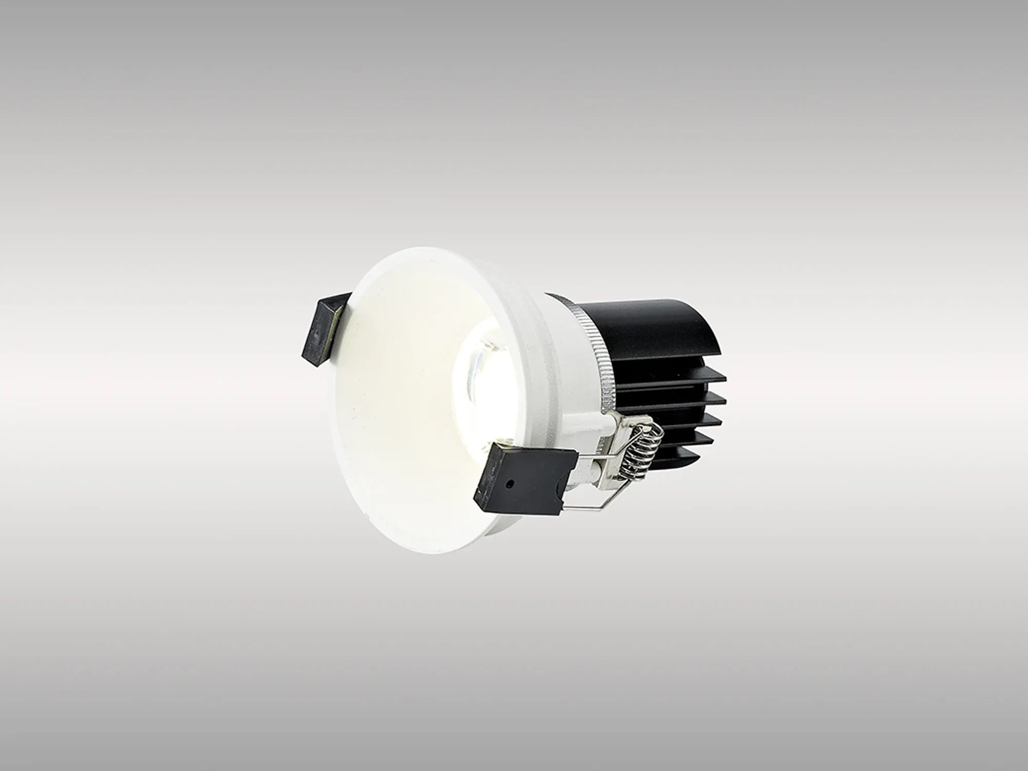 Bania 10 Tridonic Powered 10W 2700K 760lm 36° CRI>90 LED Engine White Fixed Recessed Spotlight; Inner Glass cover; IP65 DM200723  Dlux Bania 10 IP65